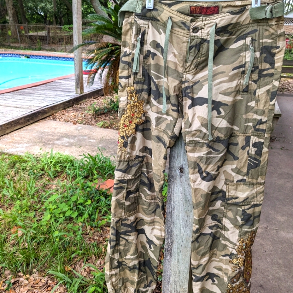 Miss me army cargo pants